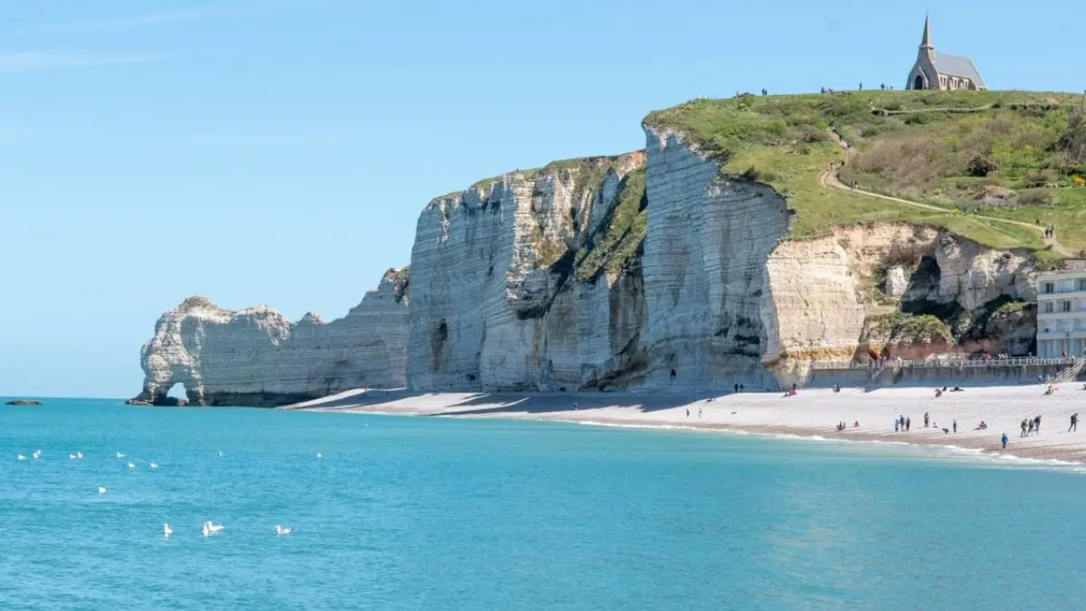 Normandy coast on a private day trip from Paris
